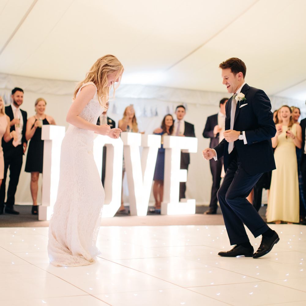 Bride & Groom First Dance Portait
