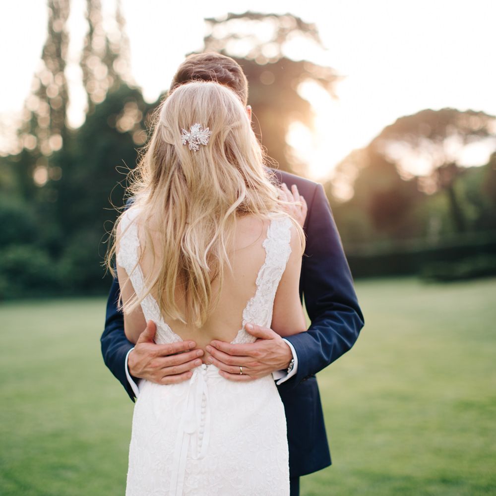 Bride & Groom Sunset Portrait