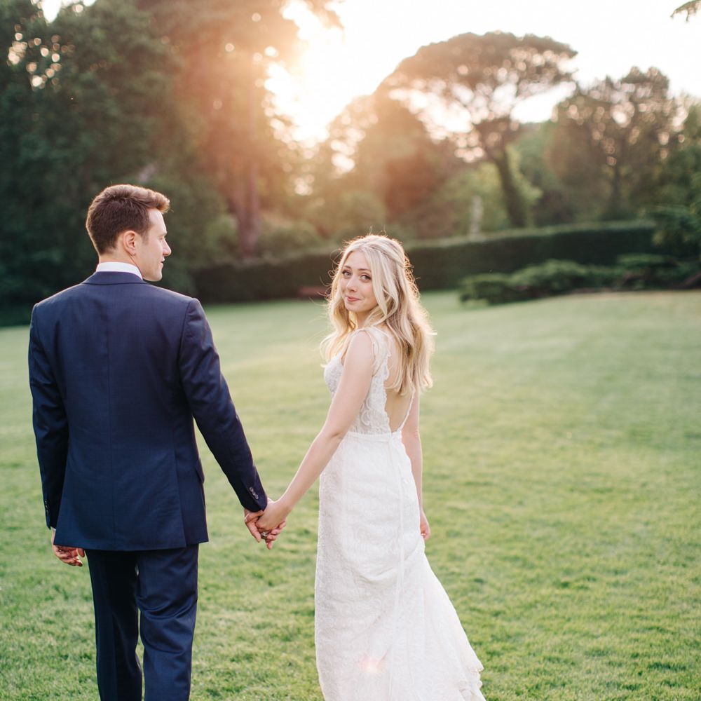 Bride & Groom Sunset Portrait