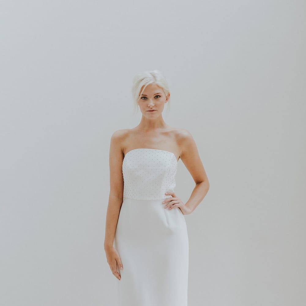 Elegant & Minimal Bridal Gowns by Charlotte Simpson