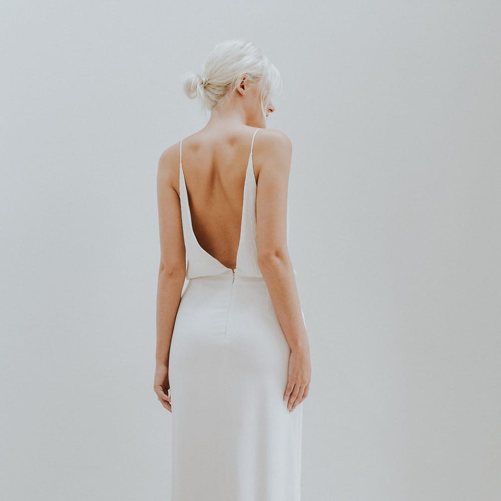 Elegant & Minimal Bridal Gowns by Charlotte Simpson