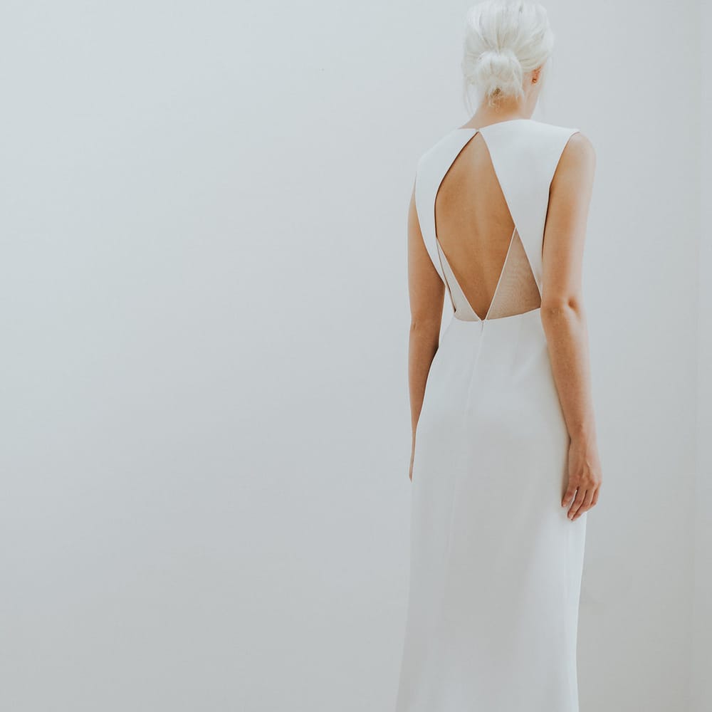 Elegant & Minimal Bridal Gowns by Charlotte Simpson