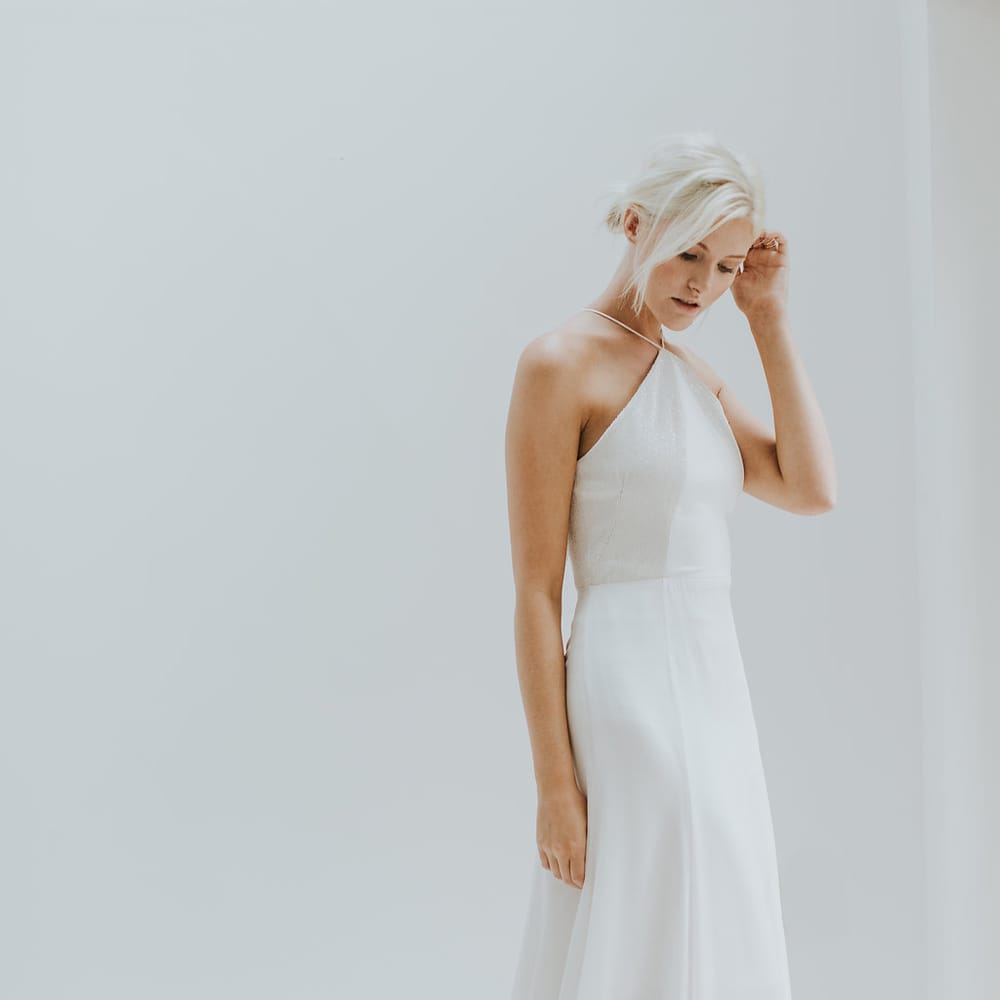 Elegant & Minimal Bridal Gowns by Charlotte Simpson