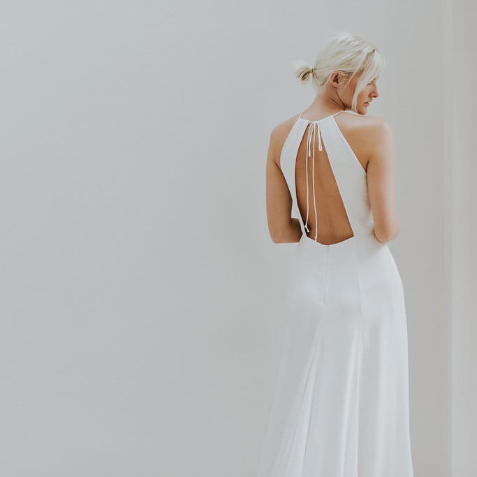 Elegant & Minimal Bridal Gowns by Charlotte Simpson