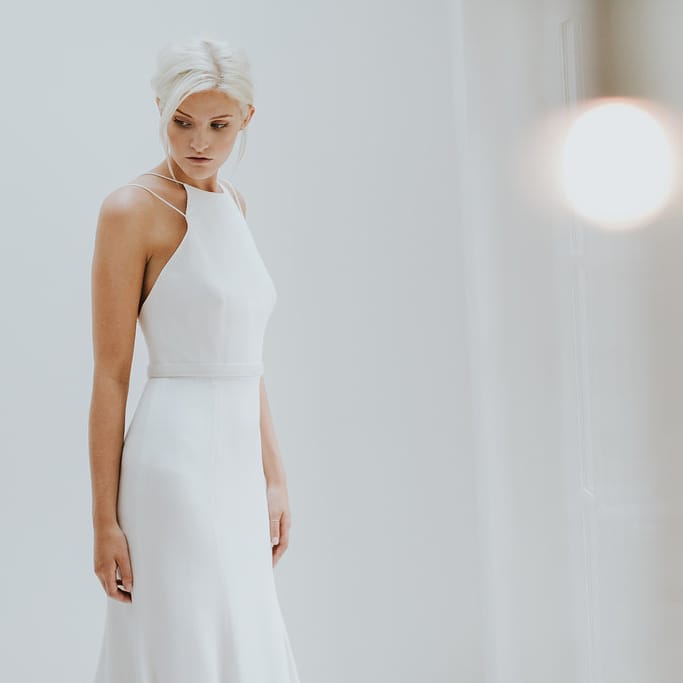 Elegant & Minimal Bridal Gowns by Charlotte Simpson