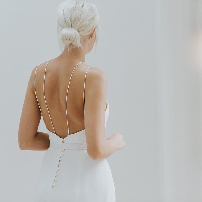 Elegant & Minimal Bridal Gowns by Charlotte Simpson