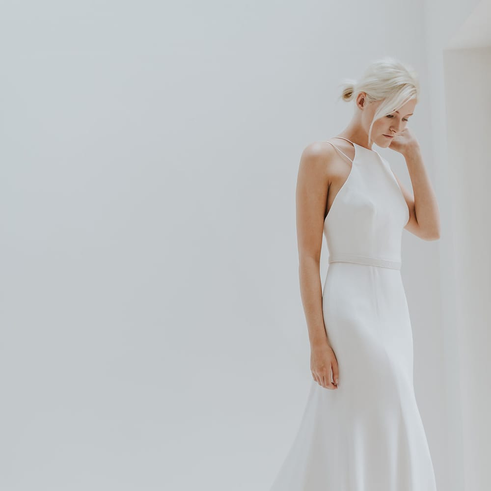 Elegant & Minimal Bridal Gowns by Charlotte Simpson