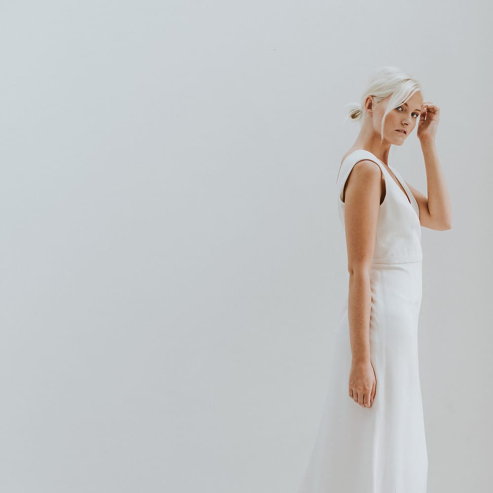 Elegant & Minimal Bridal Gowns by Charlotte Simpson