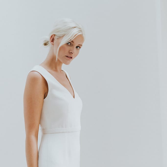 Elegant & Minimal Bridal Gowns by Charlotte Simpson