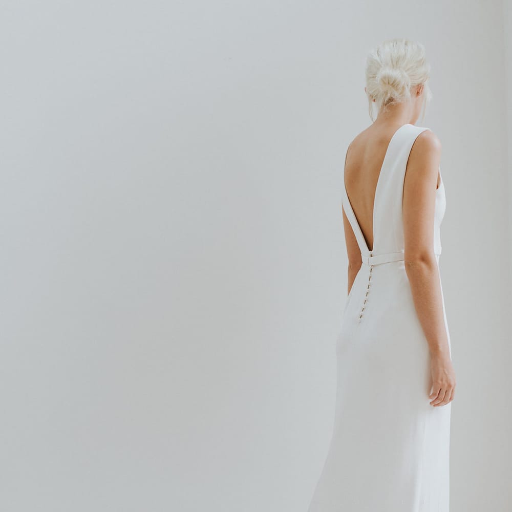 Elegant & Minimal Bridal Gowns by Charlotte Simpson