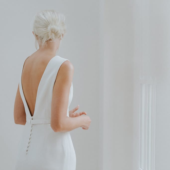 Elegant & Minimal Bridal Gowns by Charlotte Simpson