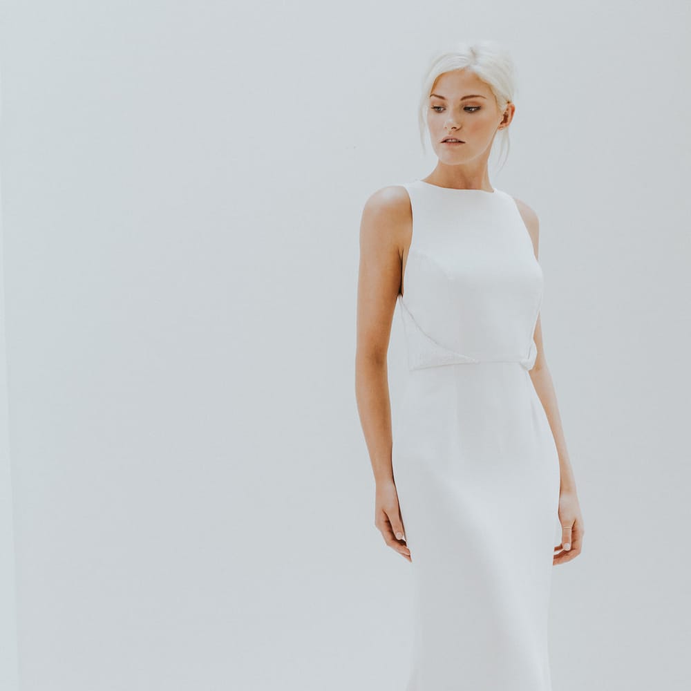 Elegant & Minimal Bridal Gowns by Charlotte Simpson