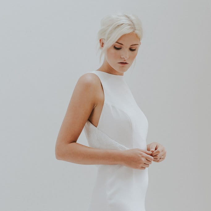 Elegant & Minimal Bridal Gowns by Charlotte Simpson