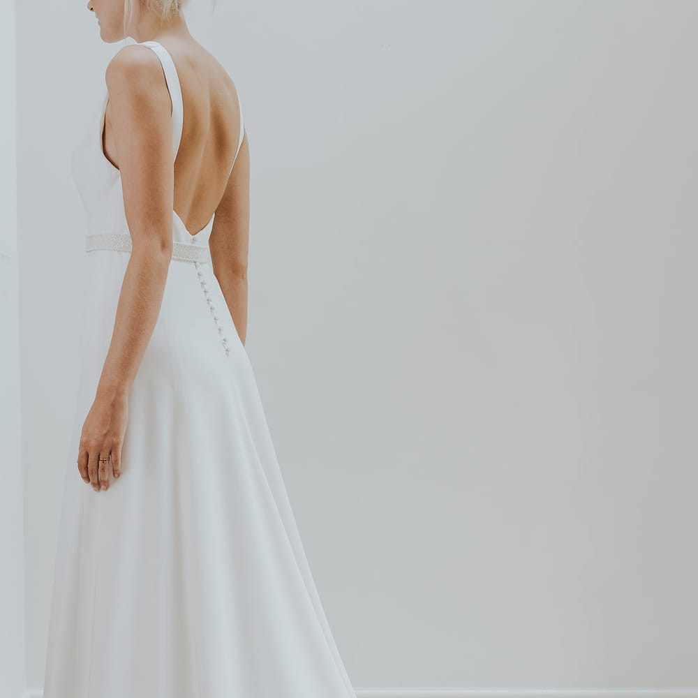 Elegant & Minimal Bridal Gowns by Charlotte Simpson