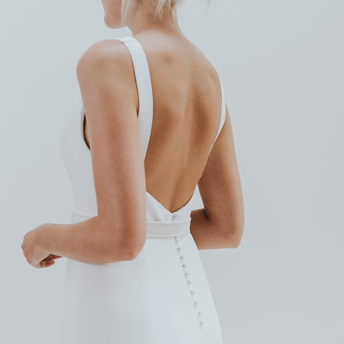 Elegant & Minimal Bridal Gowns by Charlotte Simpson