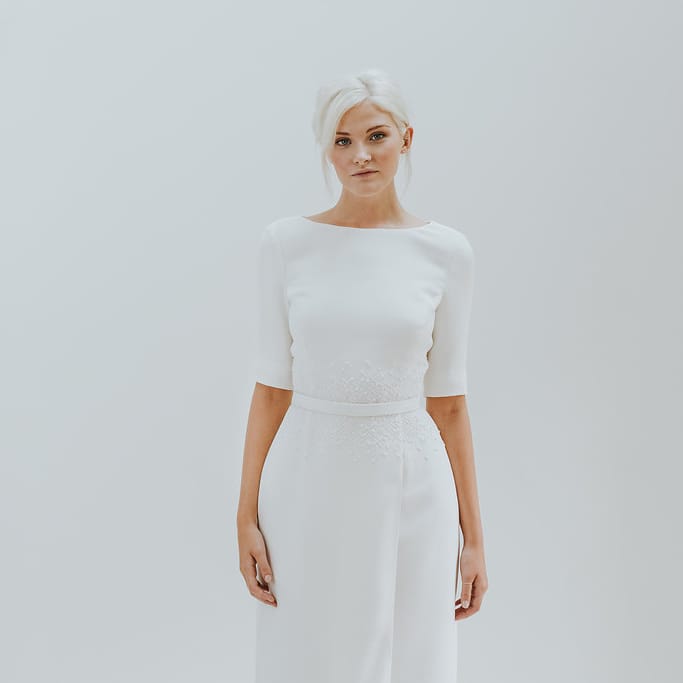 Elegant & Minimal Bridal Gowns by Charlotte Simpson
