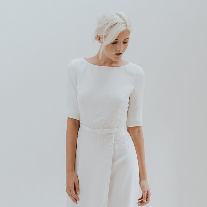 Elegant & Minimal Bridal Gowns by Charlotte Simpson