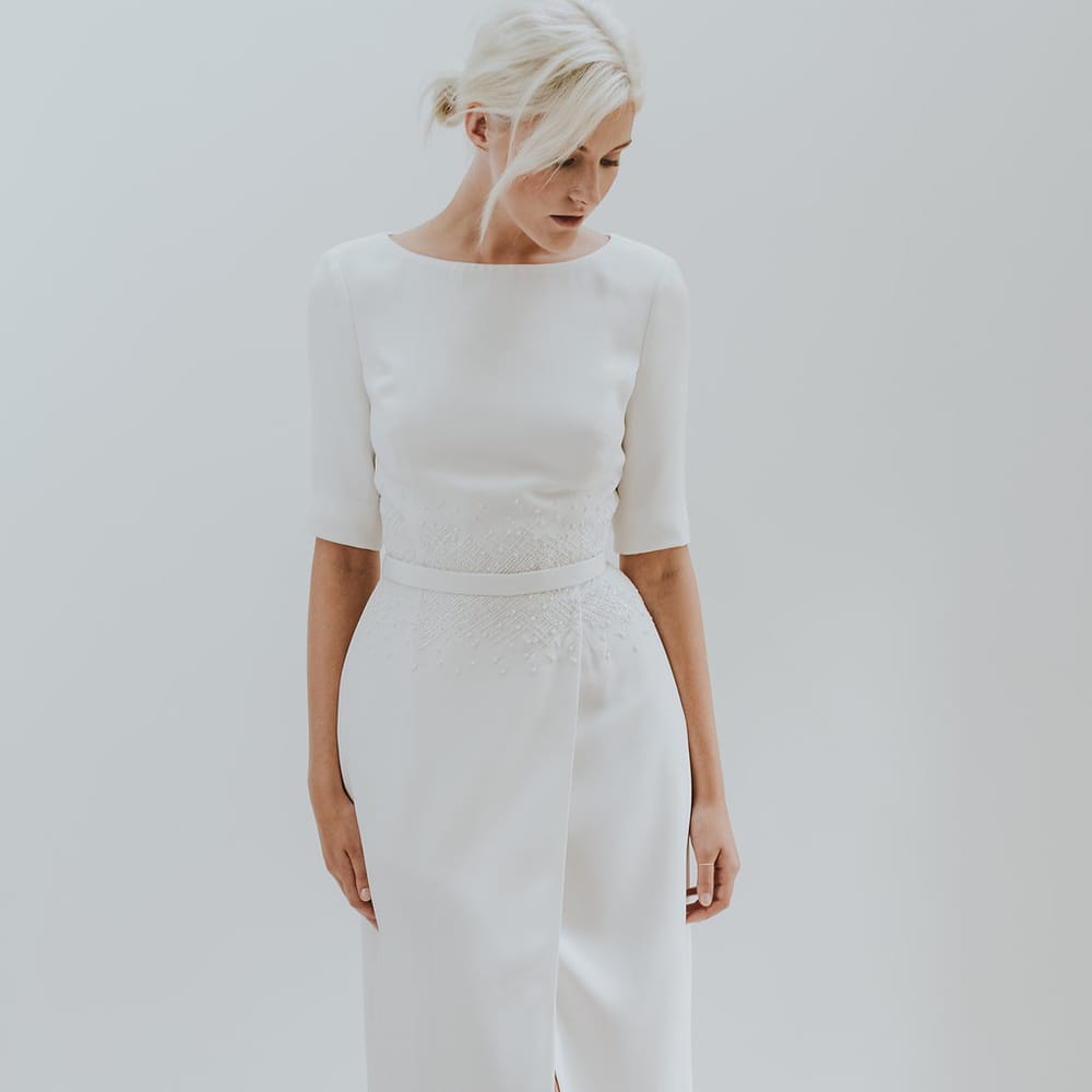 Elegant & Minimal Bridal Gowns by Charlotte Simpson