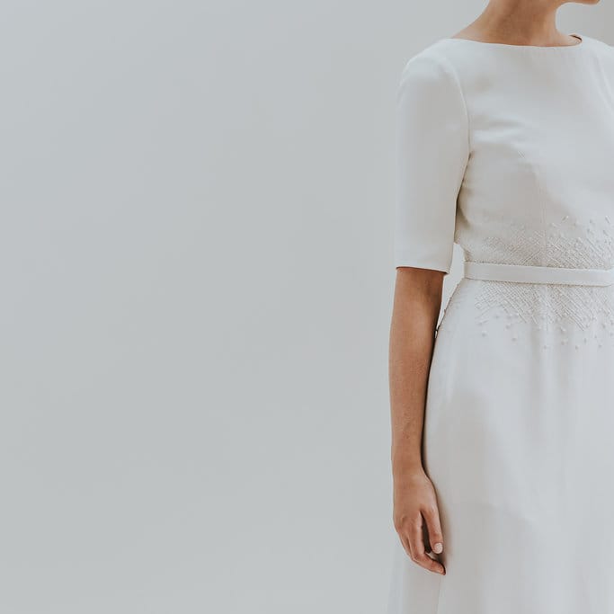 Elegant & Minimal Bridal Gowns by Charlotte Simpson