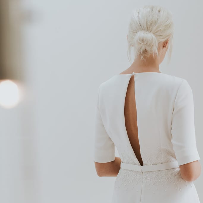 Elegant & Minimal Bridal Gowns by Charlotte Simpson