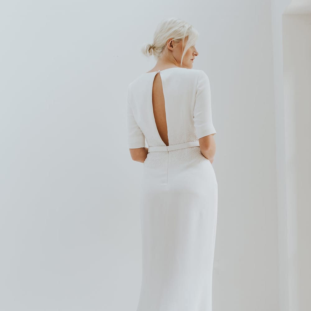 Elegant & Minimal Bridal Gowns by Charlotte Simpson