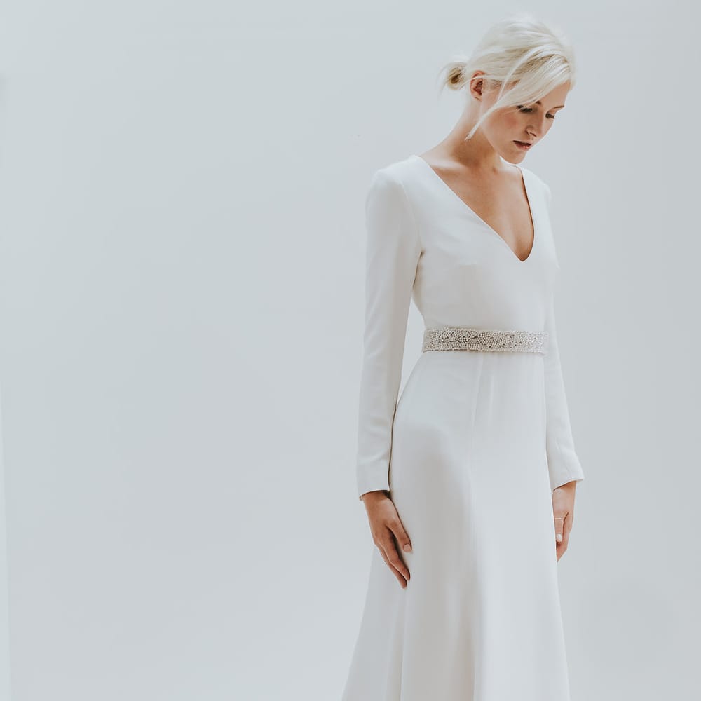 Elegant & Minimal Bridal Gowns by Charlotte Simpson