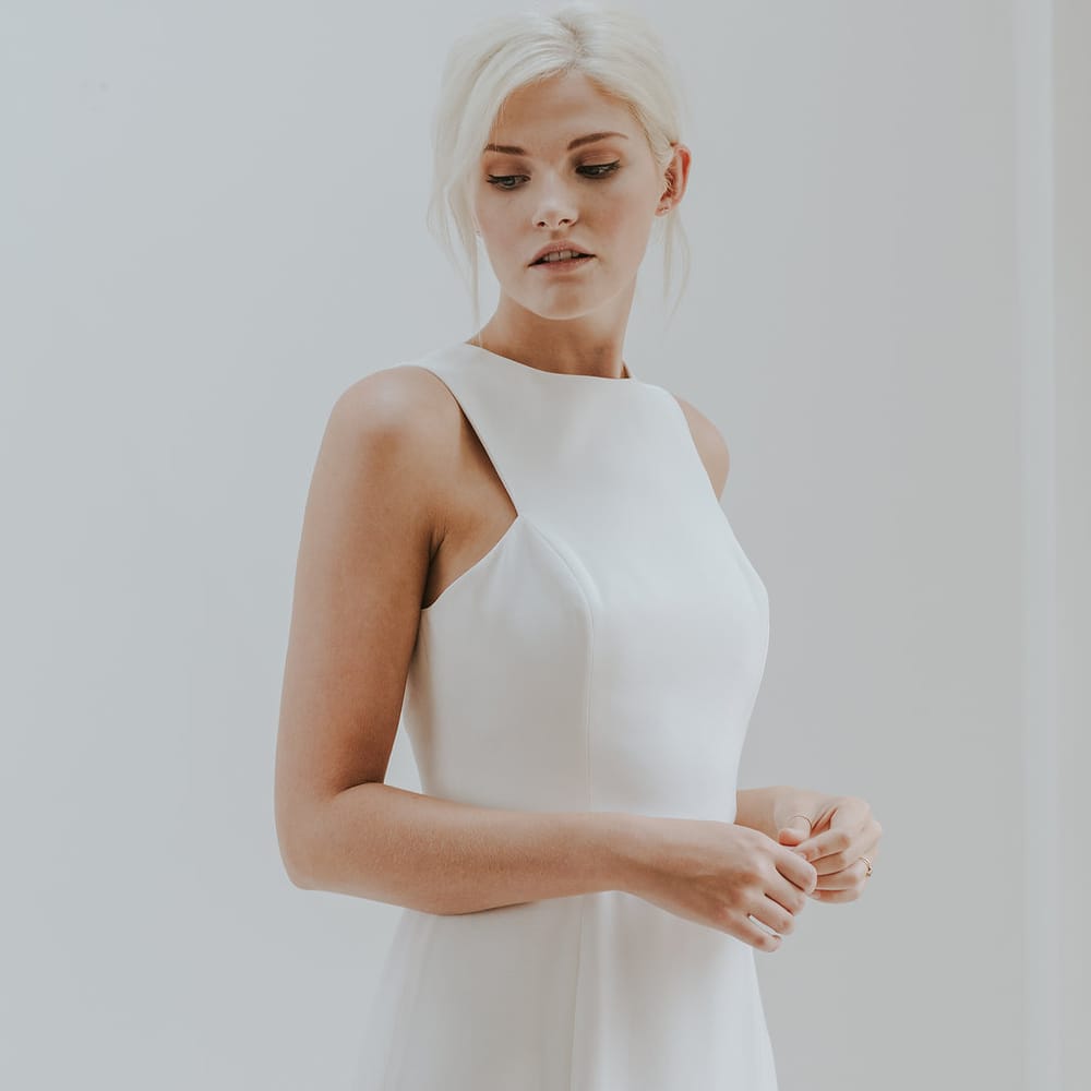 Elegant & Minimal Bridal Gowns by Charlotte Simpson