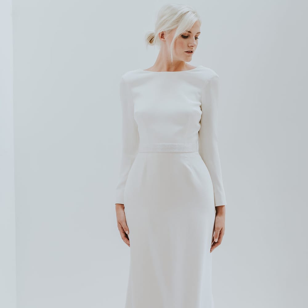 Elegant & Minimal Bridal Gowns by Charlotte Simpson