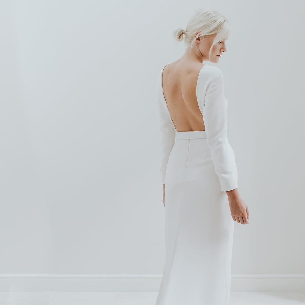 Elegant & Minimal Bridal Gowns by Charlotte Simpson