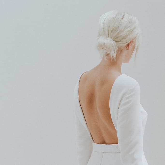 Elegant & Minimal Bridal Gowns by Charlotte Simpson