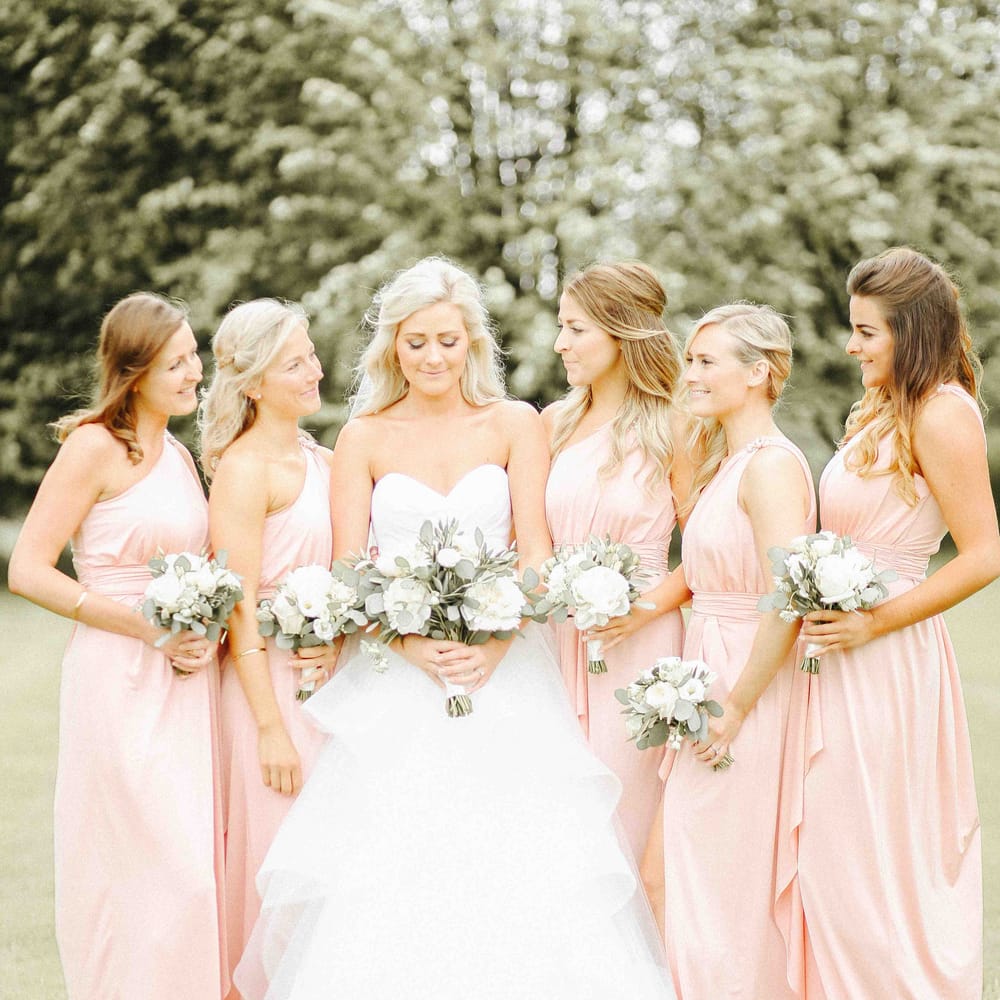 Bride & Blush Pink ASOS Bridesmaid Portraits