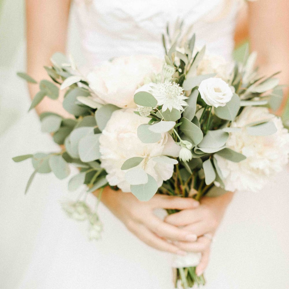 White Bridal Bouquet
