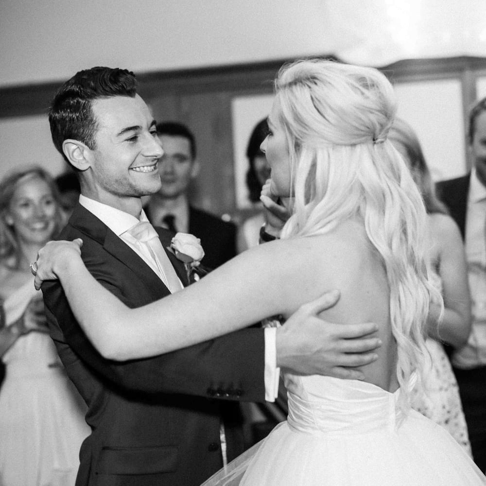Bride & Groom First Dance Portrait