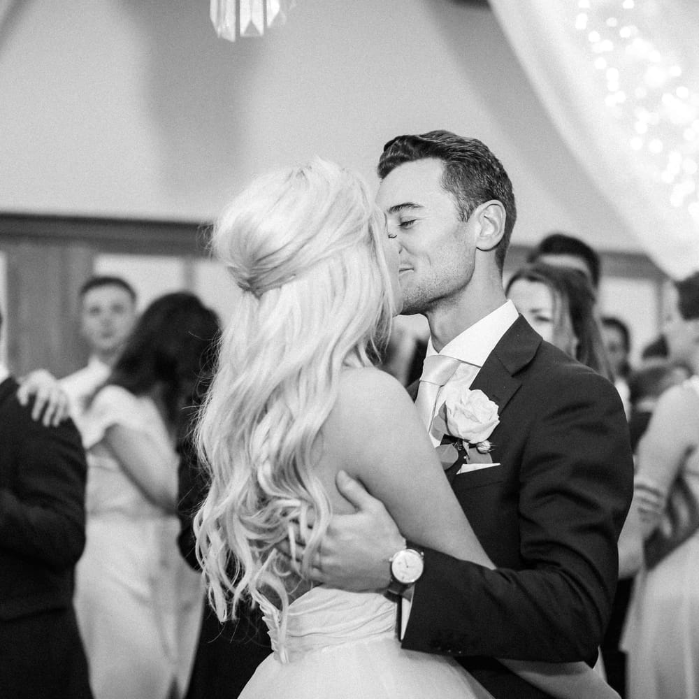 Bride & Groom First Dance Portrait