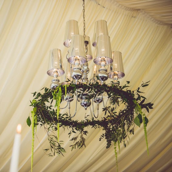 Botanical Green & Copper Wedding Decor