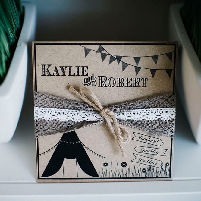 Rustic Wedding Invitation
