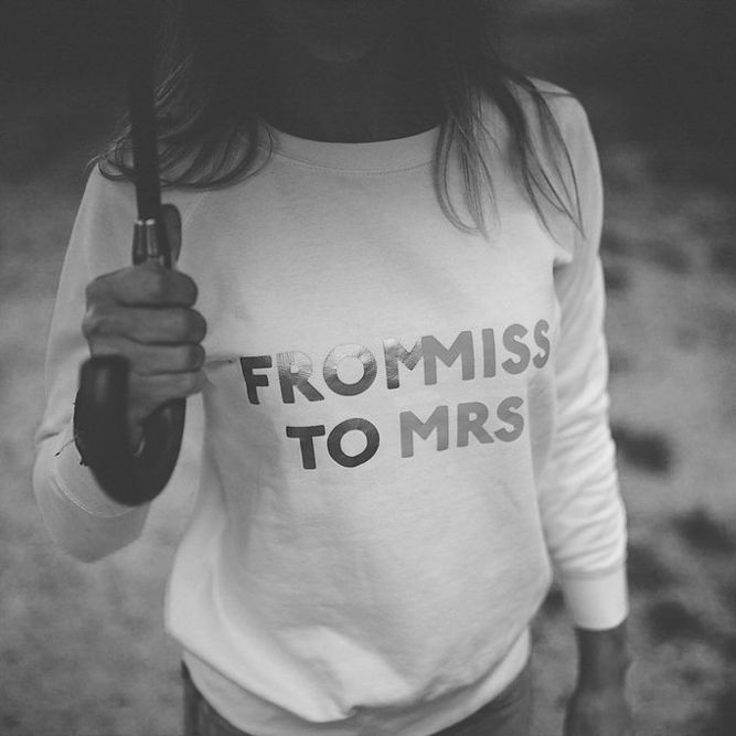From Miss to Mrs T shirt