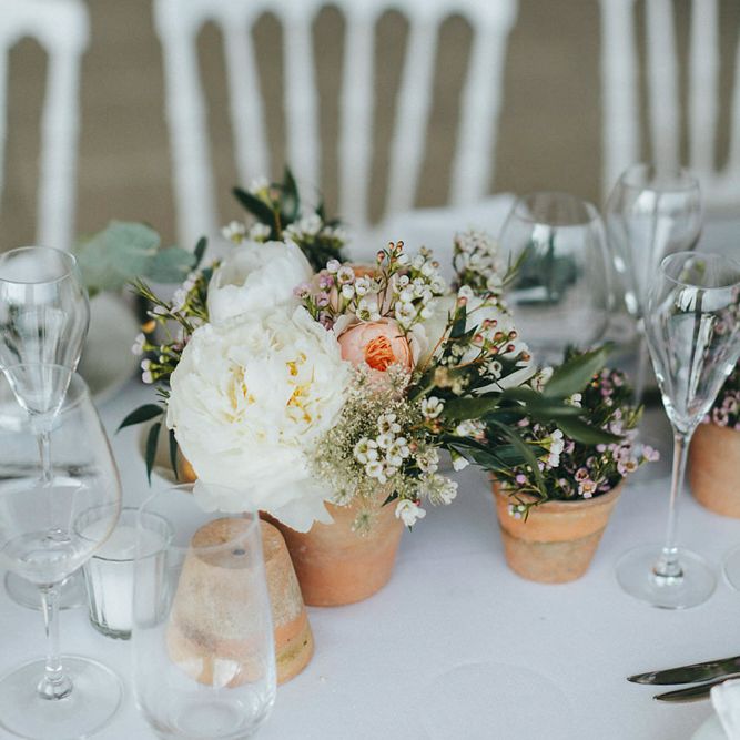 Potted Plants Table Centrepieces