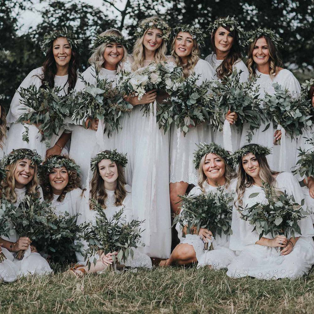 Abbi From Save The Date Magazine Gets Married Wearing Margaux Taridts & Grace Loves Lace Outdoor Festival Wedding With Tipis, Bell Tent Camping & Festoon Lights