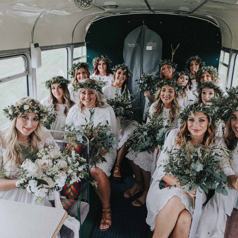 Abbi From Save The Date Magazine Gets Married Wearing Margaux Taridts & Grace Loves Lace Outdoor Festival Wedding With Tipis, Bell Tent Camping & Festoon Lights