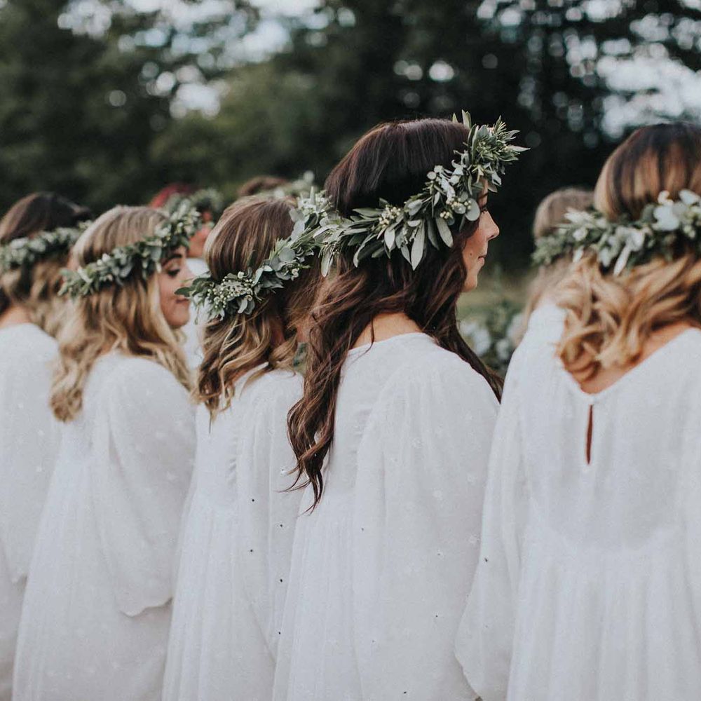 Abbi From Save The Date Magazine Gets Married Wearing Margaux Taridts & Grace Loves Lace Outdoor Festival Wedding With Tipis, Bell Tent Camping & Festoon Lights