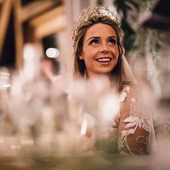 Bride In Gold Luna Bea Headpiece