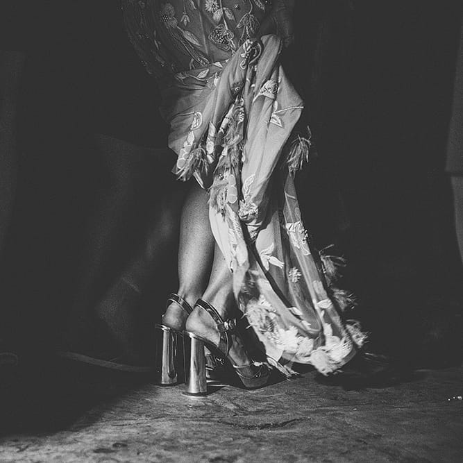 Bespoke Hermione De Paula Wedding Dress With Block Heels By Prada