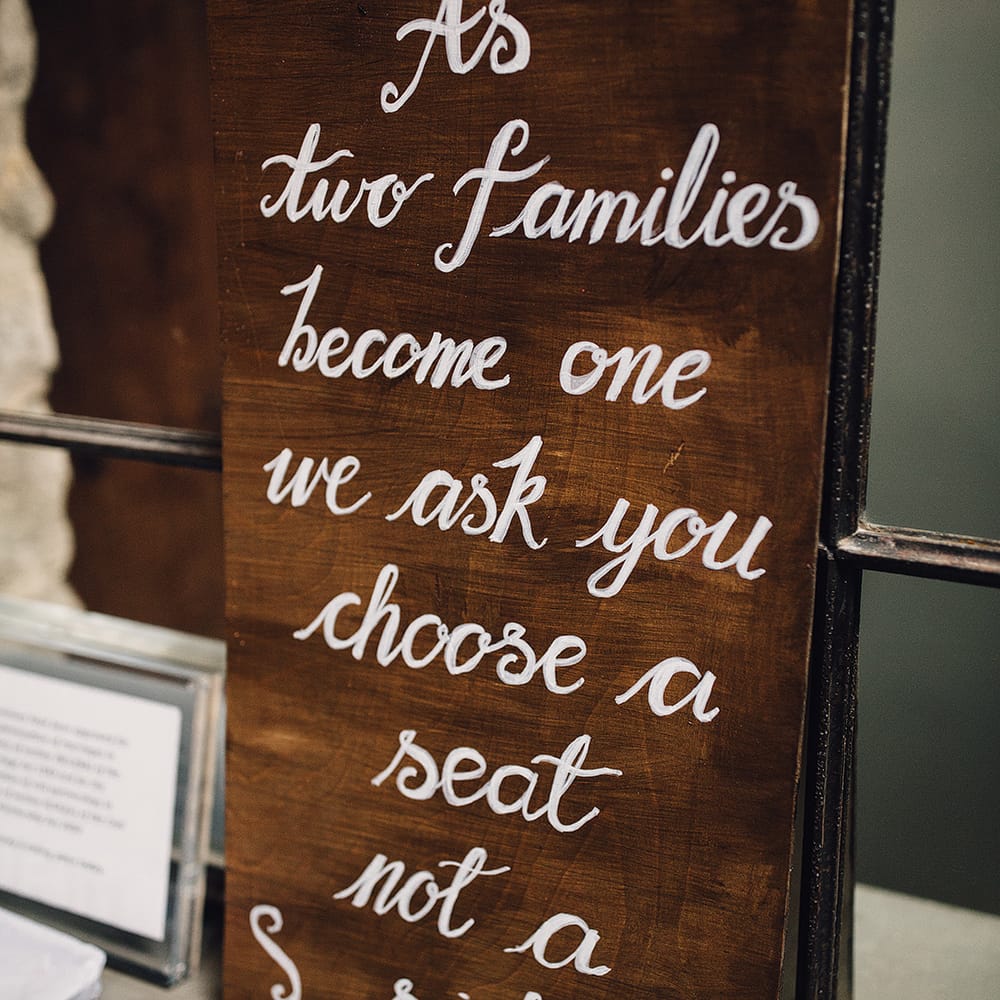 Rustic Wooden Wedding Signage
