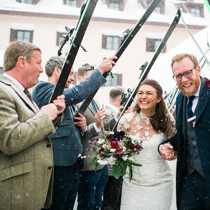 Married Apres Ski Arch