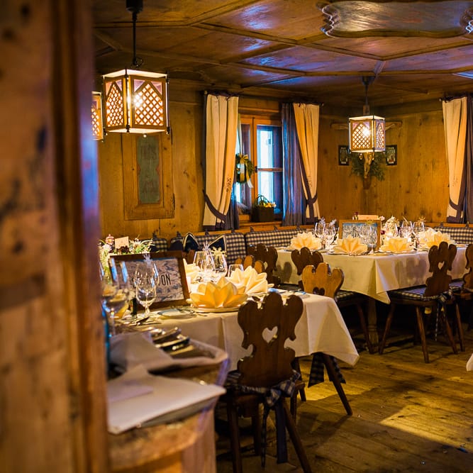Ski Lodge Wedding Reception