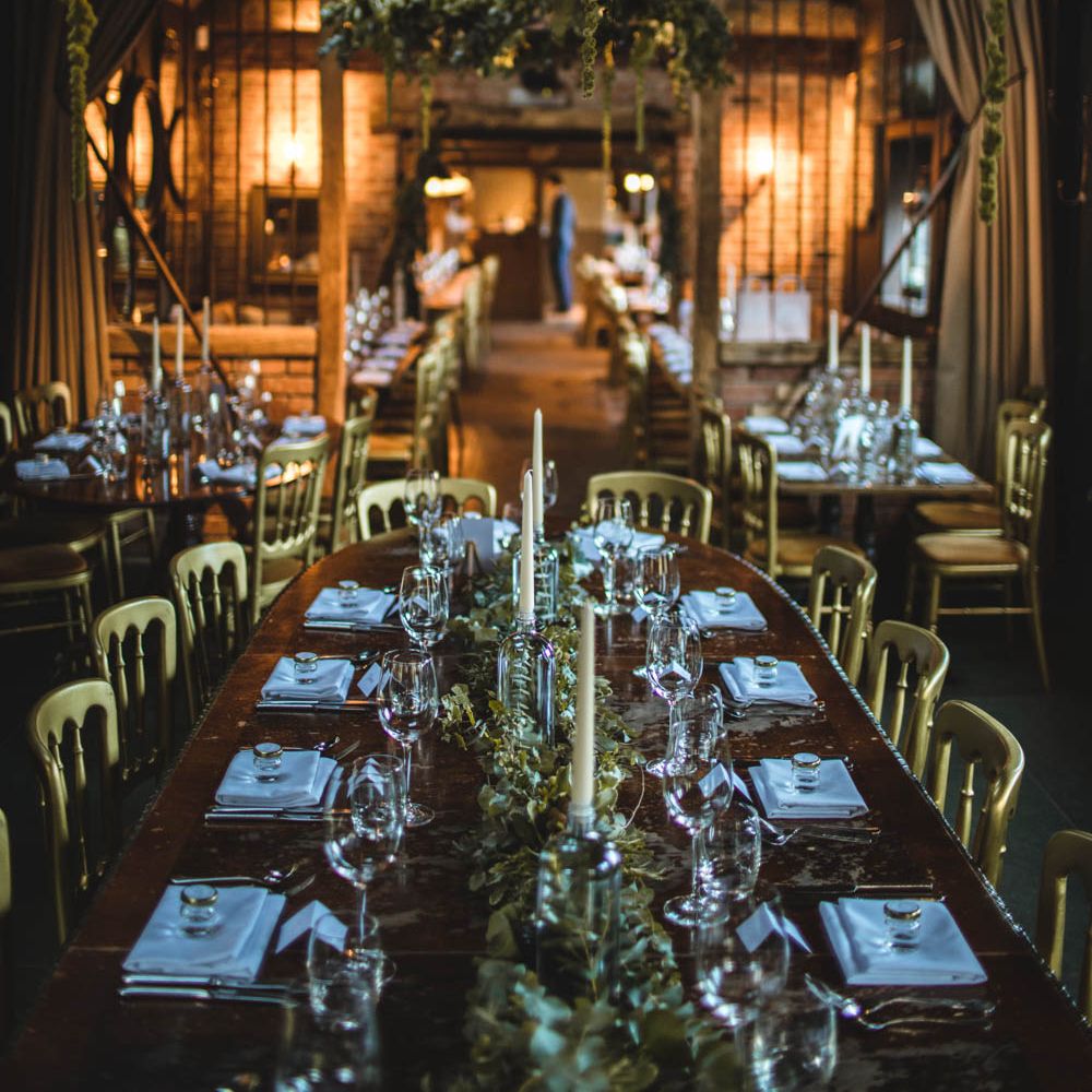 Foliage & Gold Details For A Pub Wedding At The White Horse Chichester With Bride In Limor Rosen And Groom In Ted Baker With Images From Victoria Popova Photography