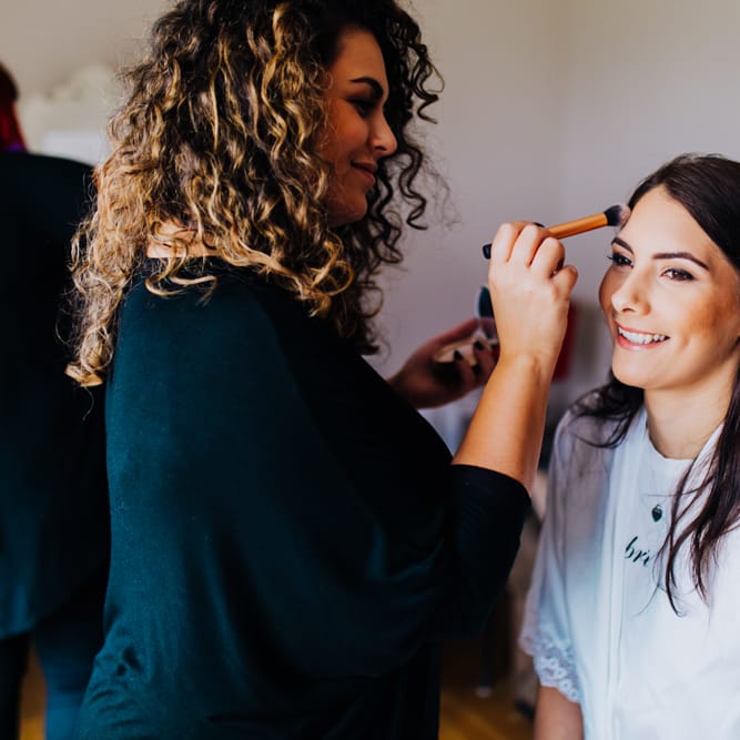 Bridal Preparations | Stylish Woodland Wedding in Cheshire | Clara Cooper Photography | Story Board Weddings Films
