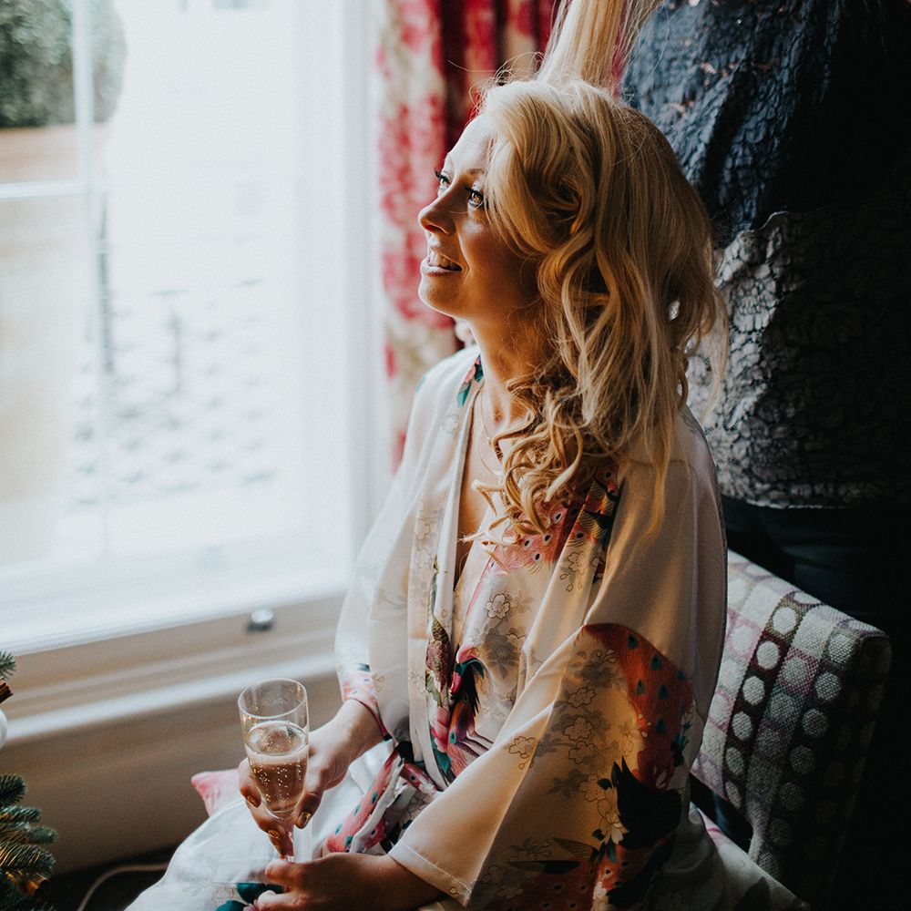 Intimate Winter Wedding At The Haymarket Hotel London With Bride In Caroline Castigliano