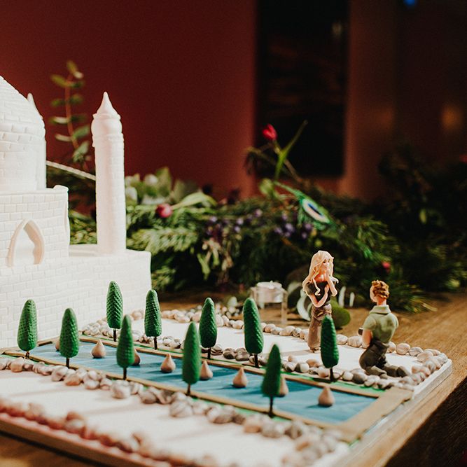 Taj Mahal Wedding Cake